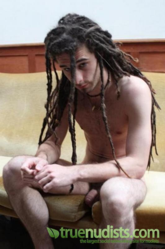 Red Dreadlocks Nude