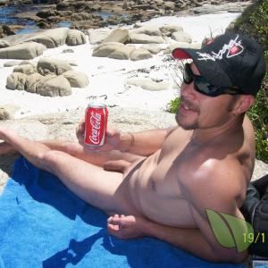 One nudist out and about